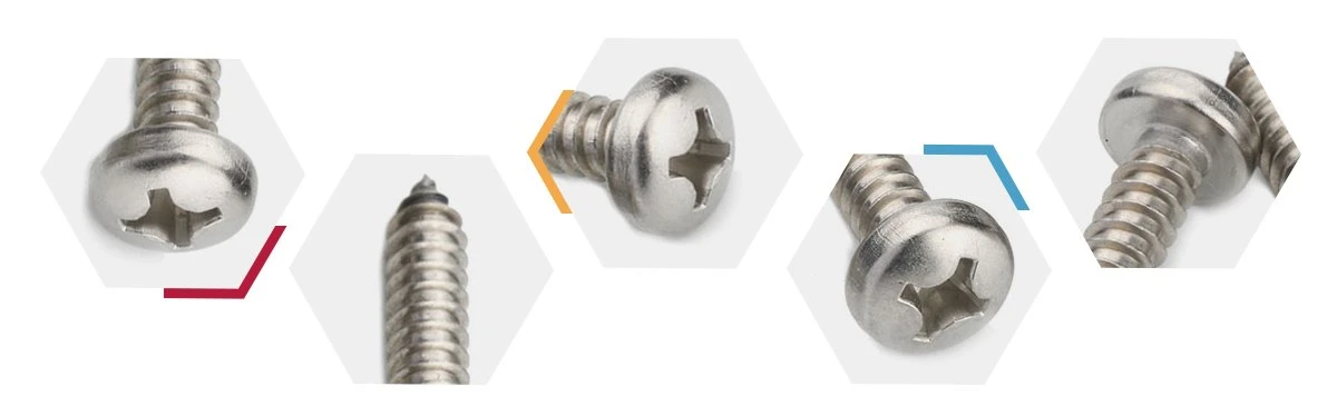 Phillips Pan Head Self Tapping Screws-detail