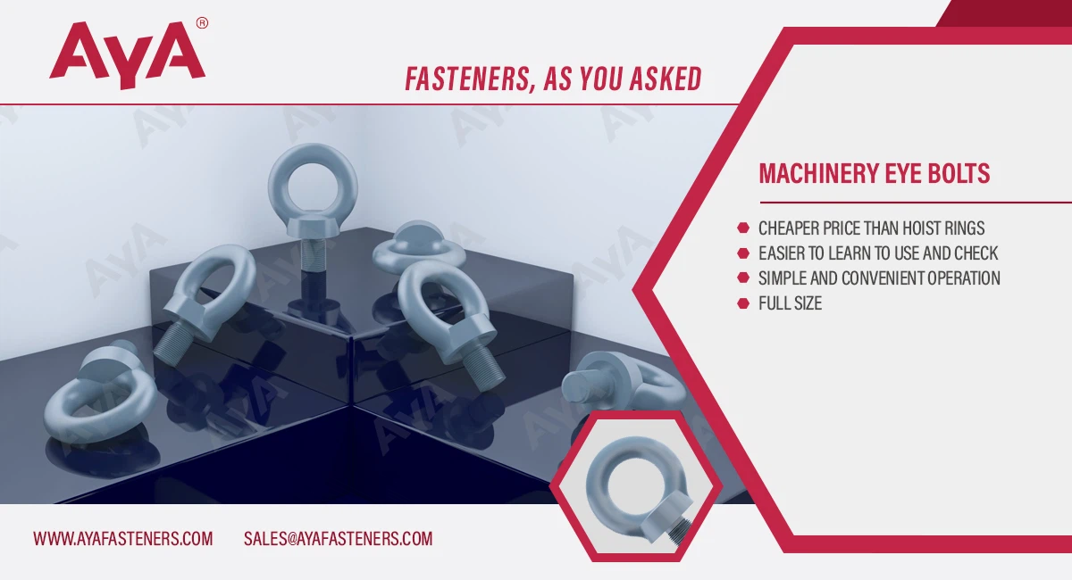 Machinery Eye Bolts advantages Machinery Eye Bolts advantages