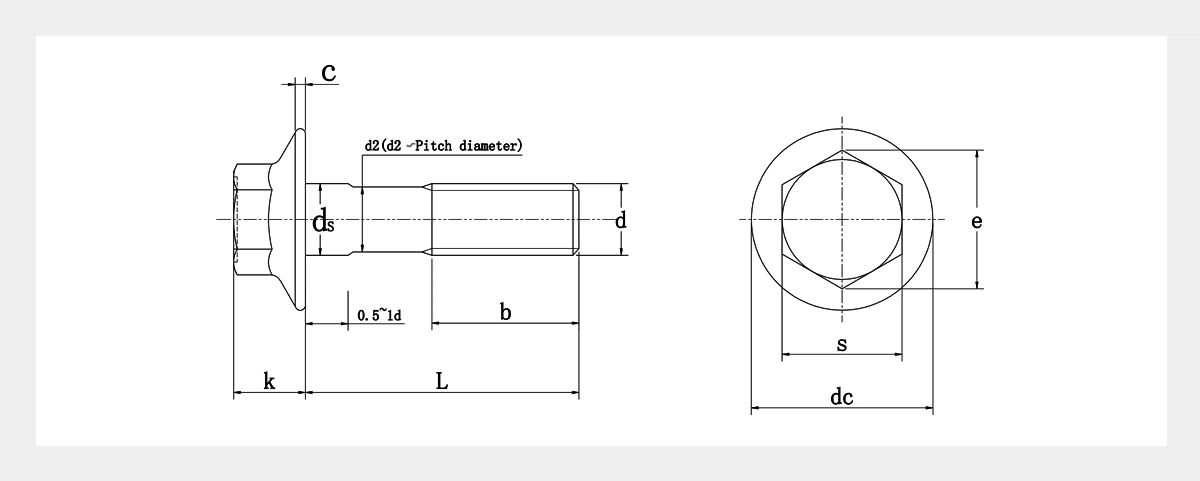 Galvanized  Flange  Bolt  aya