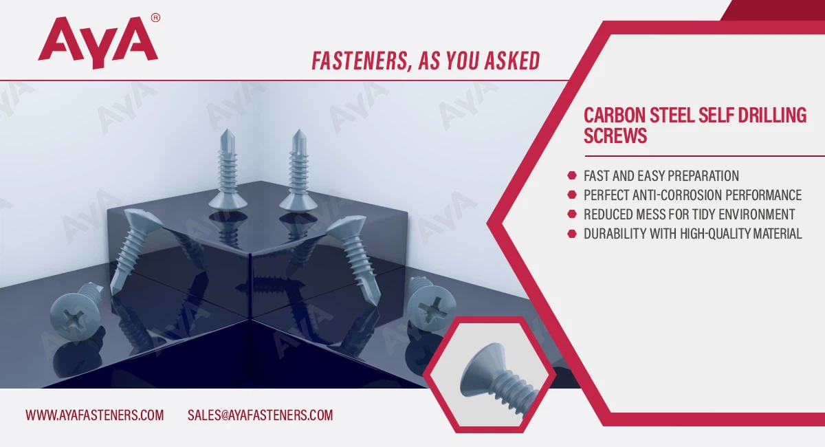 Carbon Steel Self Drilling Screws advantages Carbon Steel Self Drilling Screws advantages