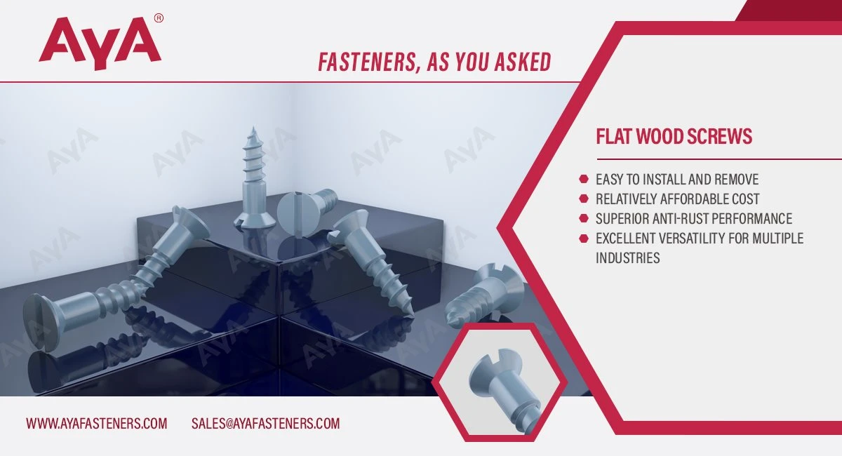 Flat Wood Screws-advantages Flat Wood Screws-advantages