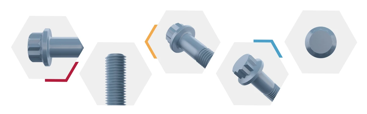 12-Point Flange Head Cap Screws-detail