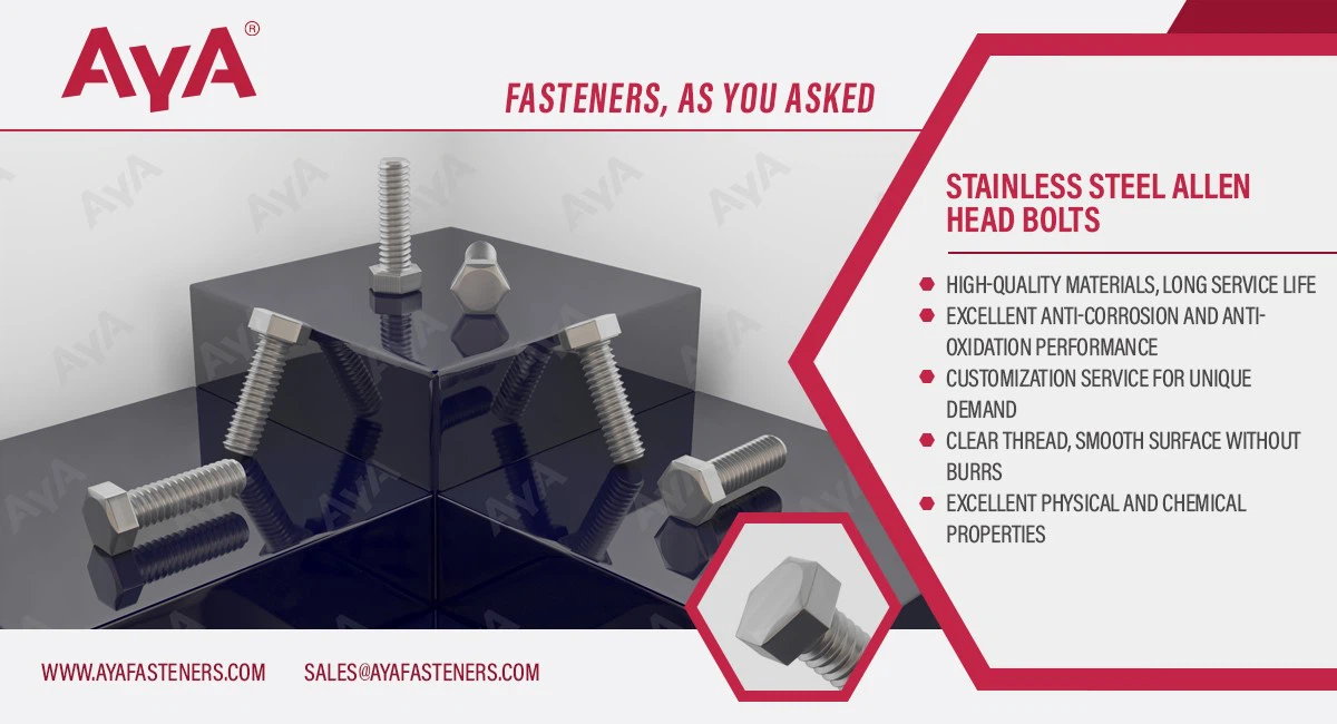 AYA stainless steel hex bolts AYA stainless steel hex bolts