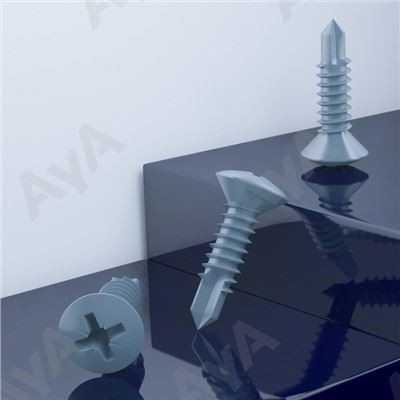Black Zinc Plated Self Drilling Metal Screws